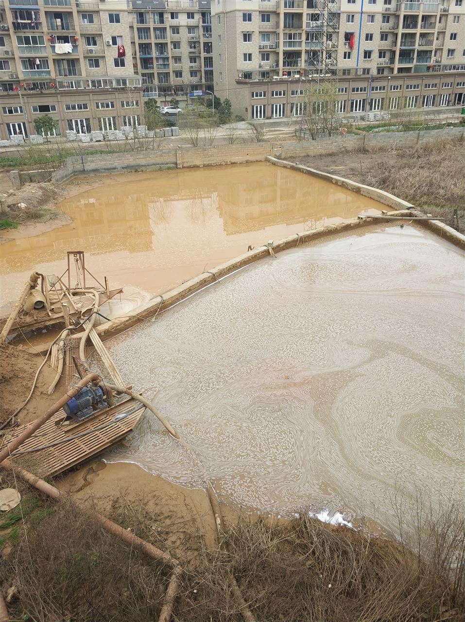 金波乡沉淀池淤泥清理-厂区废水池淤泥清淤
